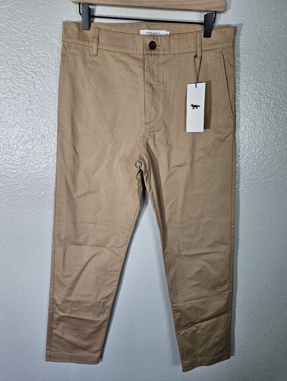 Maison Kitsune Cotton Chinos Size 42